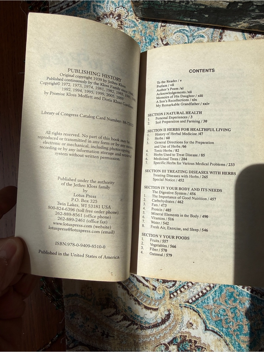 Back To Eden Jethro Kloss Revised Updated Herbal Medicine Natural Foods - Picture 6 of 8